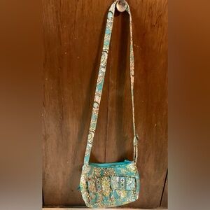Vintage Vera Bradley crossbody bag purse. 6” height. 10” width. 3” depth.